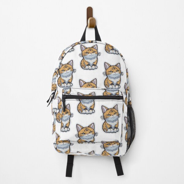 Item preview, Mischievous Kitty Charm: Smirking Cat Delight designed and sold by FashionRex.