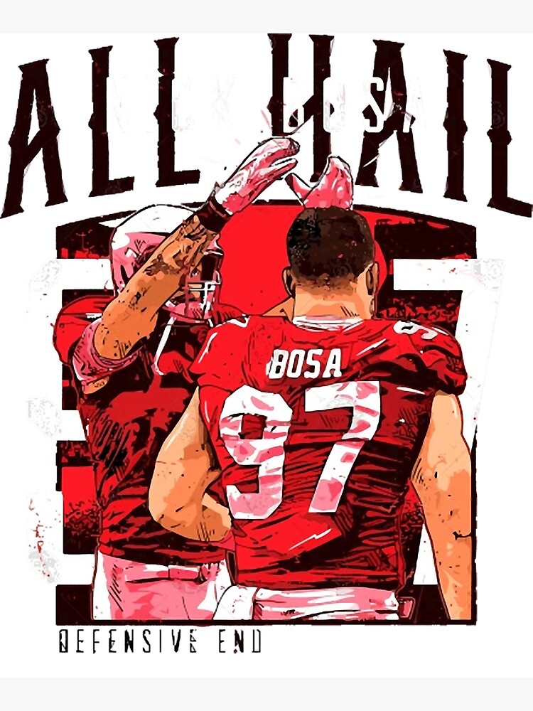 Nick Bosa San Francisco 49ers 16 x 20 Photo Print - Designed