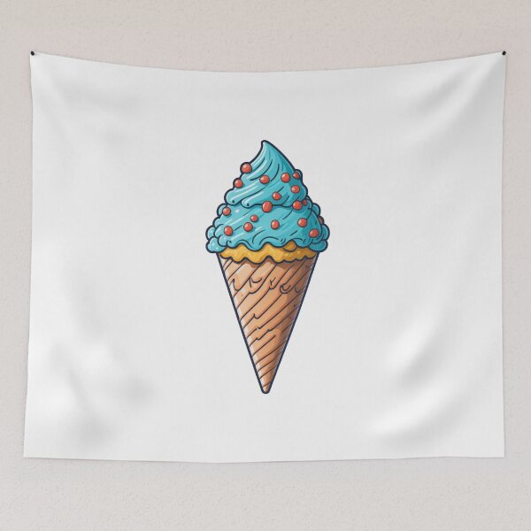 Item preview, Colorful Ice Cream Cone designed and sold by Rosamose.