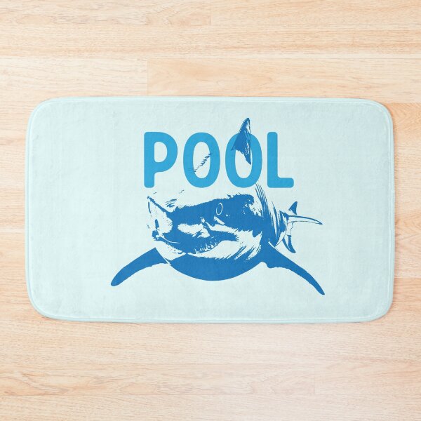 Artikelvorschau, Poolhai-T-Shirt entworfen und verkauft von allthis.
