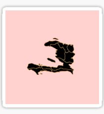Haiti map Sticker