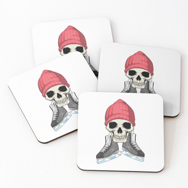 Aperçu de l'œuvre Skull Ice skating Ice skates créée et vendue par Snabdesign84.