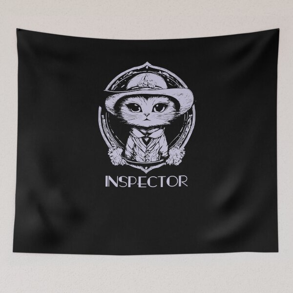 Item preview, Inspector Cat - Light Purple designed and sold by Soulemotion.