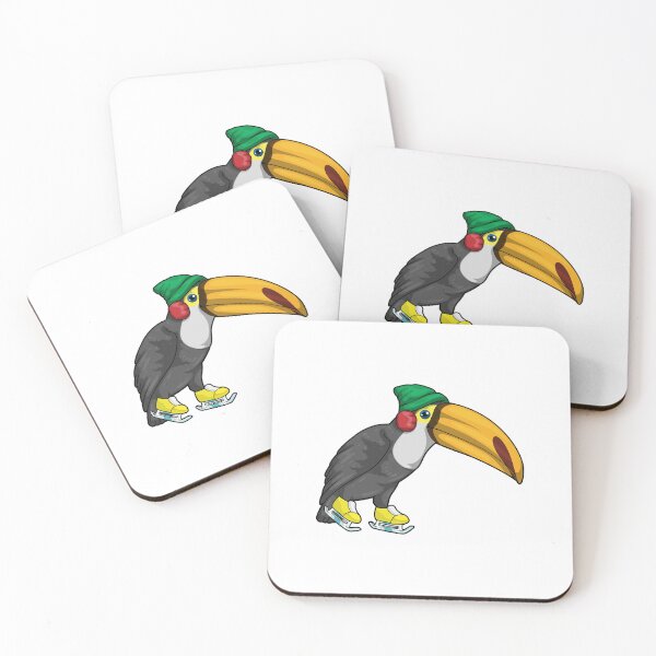 Aperçu de l'œuvre Toucan Ice skating Ice skates créée et vendue par Snabdesign84.
