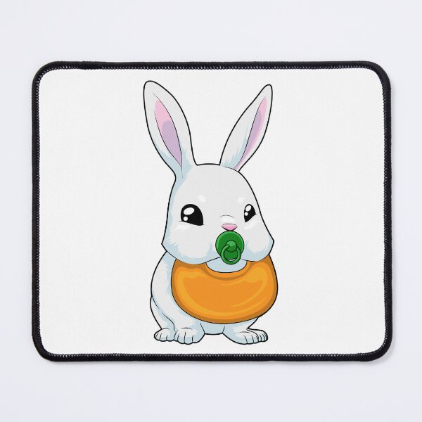 Item preview, Rabbit Baby Pacifier Bib designed and sold by Snabdesign84.