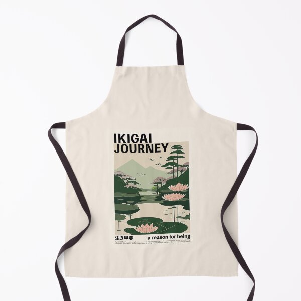 Item preview, Japanese Landscape Ikigai - Modern Mid-century Style designed and sold by SallySunday.