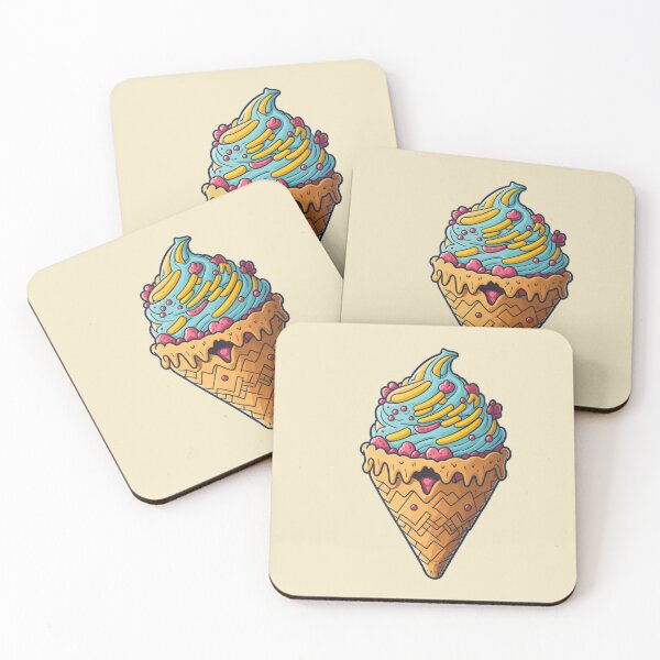 Item preview, Colorful Ice Cream Cone designed and sold by Rosamose.