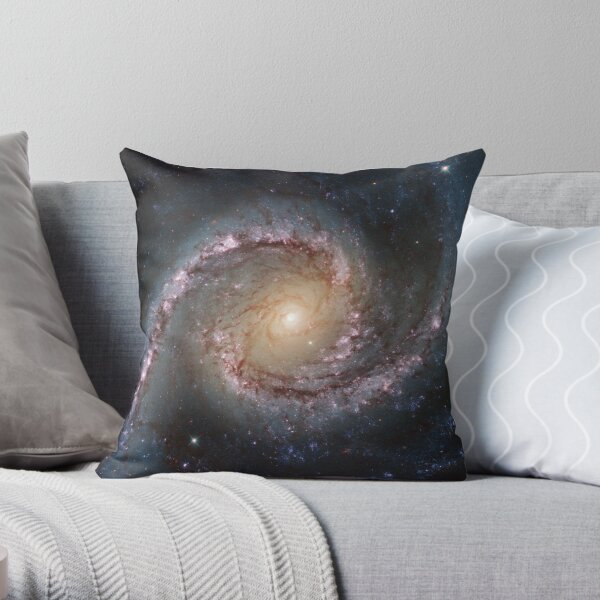 #Grand #Swirls: NGC 1566 #Beautiful #Galaxy, Astronomy, Cosmology, AstroPhysics, Universe Throw Pillow