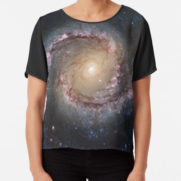 #Grand #Swirls: NGC 1566 #Beautiful #Galaxy, Astronomy, Cosmology, AstroPhysics, Universe Chiffon Top