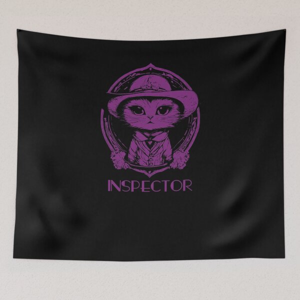 Item preview, Inspector Cat - Purple designed and sold by Soulemotion.