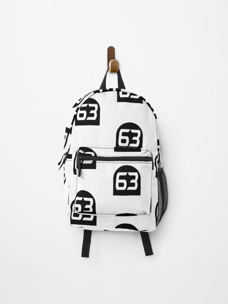 Thumbnail 1 of 3, Backpack, Number 63 designed and sold by NumbersFort.