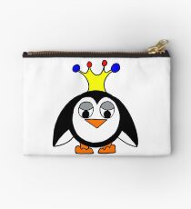 Childishly drawn cute penguin animal cartoon for adults and children Studio Pouch