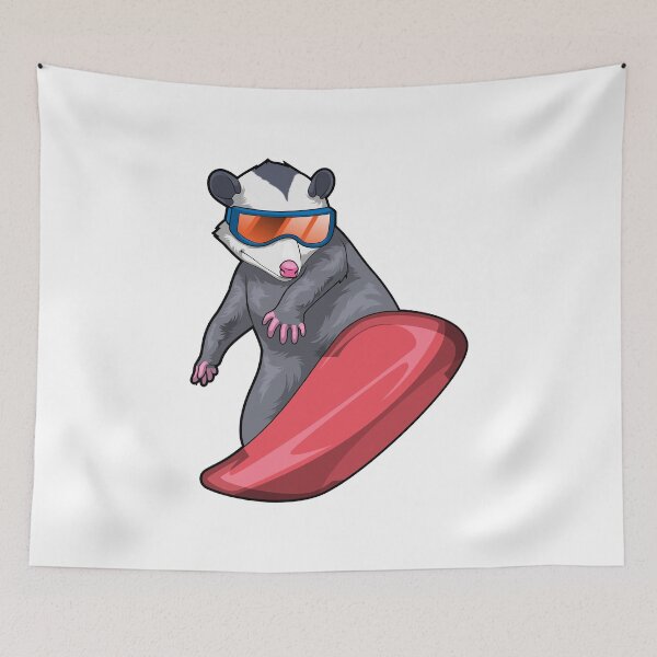 Item preview, Opossum Snowboard Winter sports designed and sold by Snabdesign84.