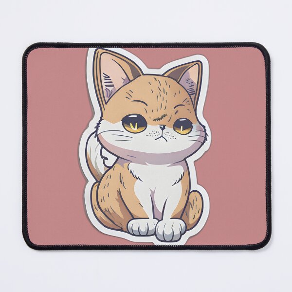 Item preview, Enigmatic Cat Smile: Smirking Feline Artwork designed and sold by FashionRex.