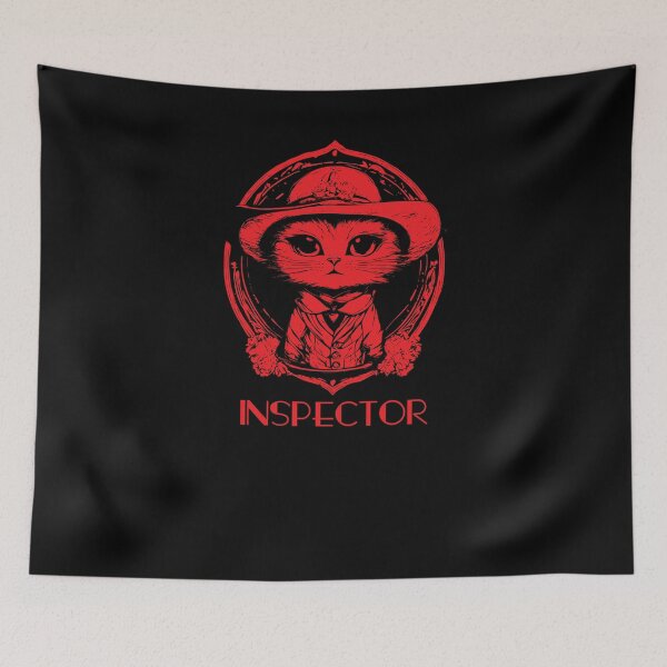 Item preview, Inspector Cat - Red designed and sold by Soulemotion.