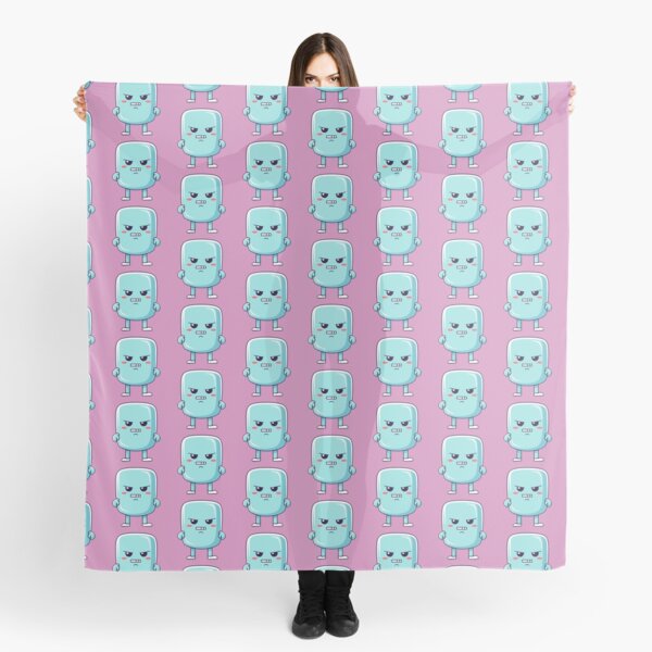 Item preview, Angry cute kawaii character, emoticon, funny character, funny, pink Background designed and sold by Crazy4Graphics.