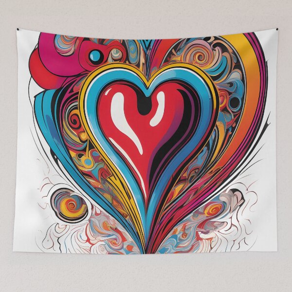 Item preview, Vibrant Heart designed and sold by Vibranta Studio.