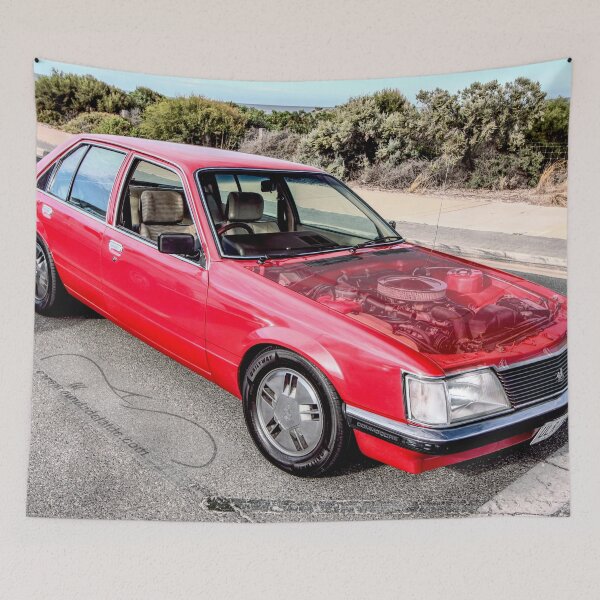 Item preview, Misted Holden VH Commodore sedan in red designed and sold by Cars around Adelaide.
