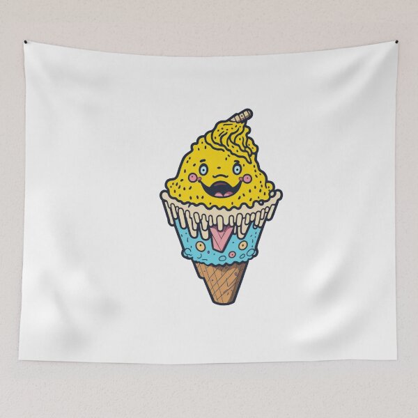 Item preview, Colorful Ice Cream Cone designed and sold by Rosamose.