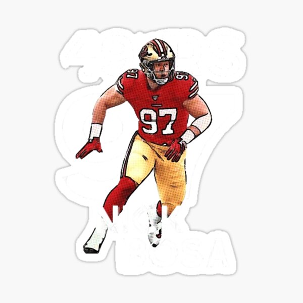 New Adult Red 49ers #97 NICK BOSA jersey