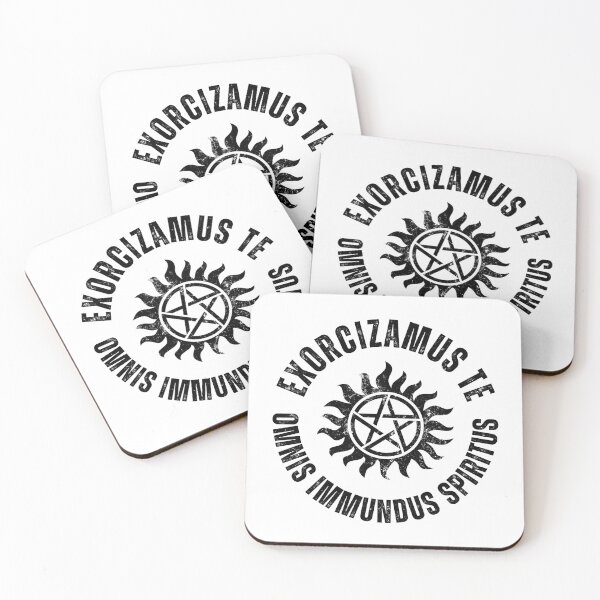 Item preview, Supernatural Anti Possession Symbol - Exorcizamus Te designed and sold by humnoo.