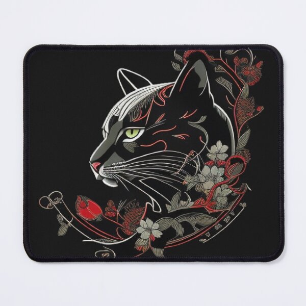Item preview, Japanese embroidered style Puma designed and sold by Ramen-Tees.