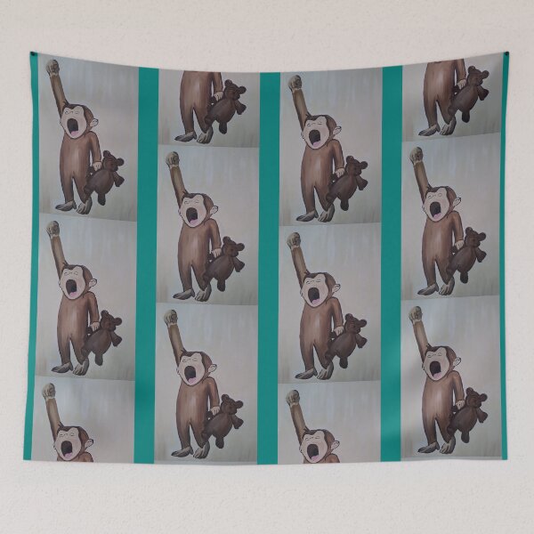 Item preview, SLEEPY CURIOUS GEORGE designed and sold by ewletts.