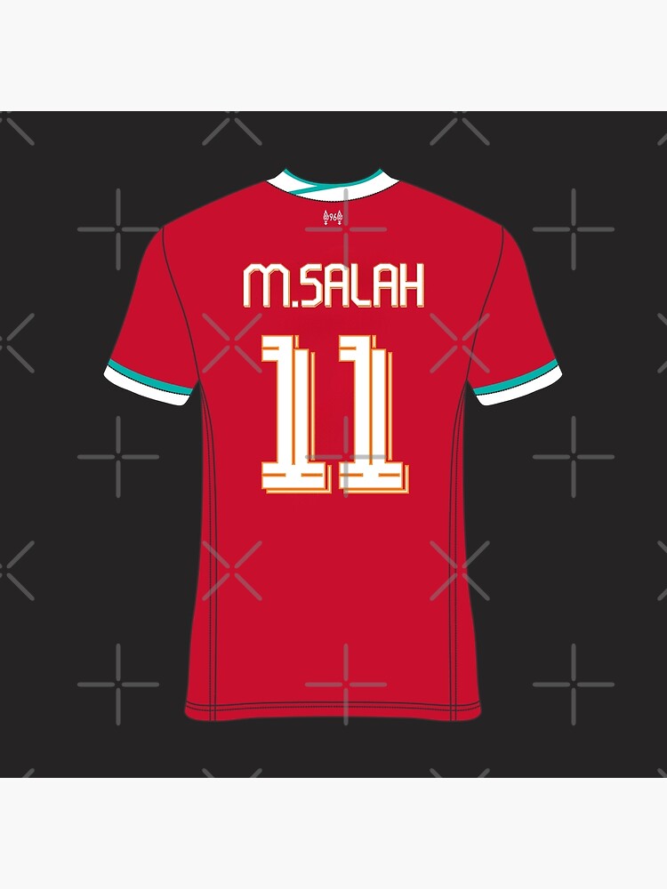 Mohamed Salah Jersey Name and Number Jersey Illustration - Liverpool  Sticker for Sale by Assiduous-Shop