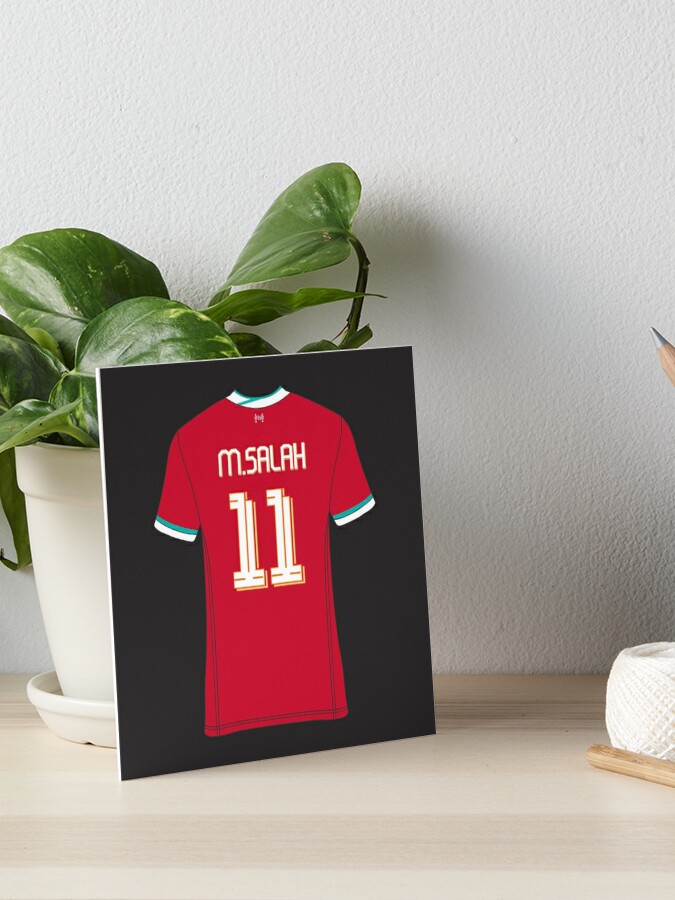 Mohamed Salah Jersey Name and Number Jersey Illustration