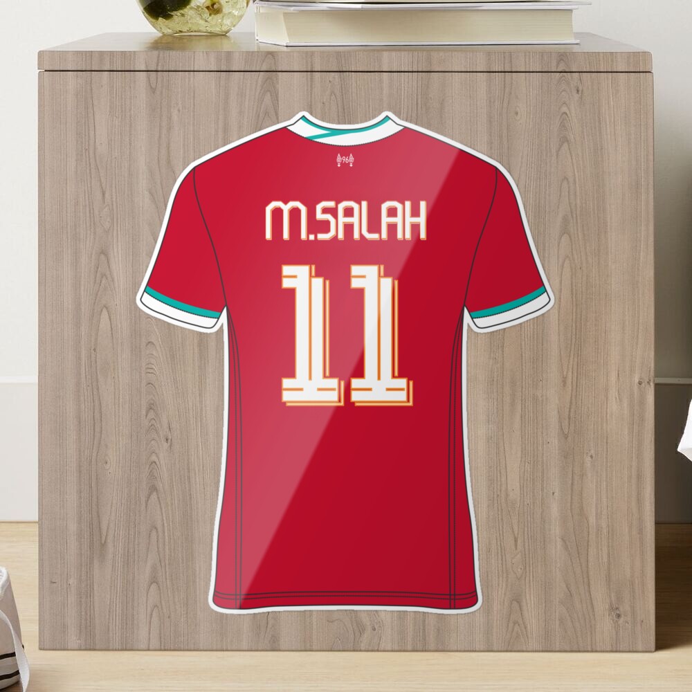 Mohamed Salah 2021 Jersey Sticker for Sale by Zgjimi17