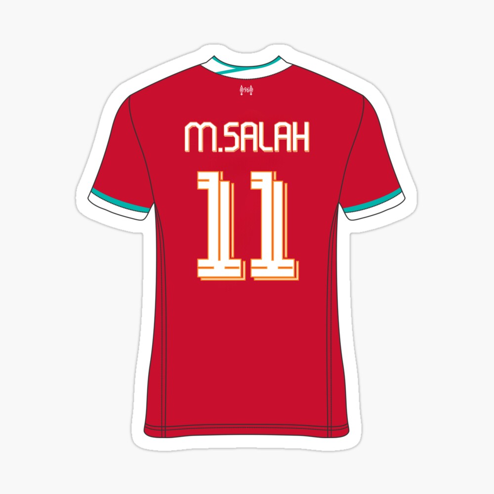 Mohamed Salah Jersey Name and Number Jersey Illustration - Liverpool Art  Board Print for Sale by Assiduous-Shop