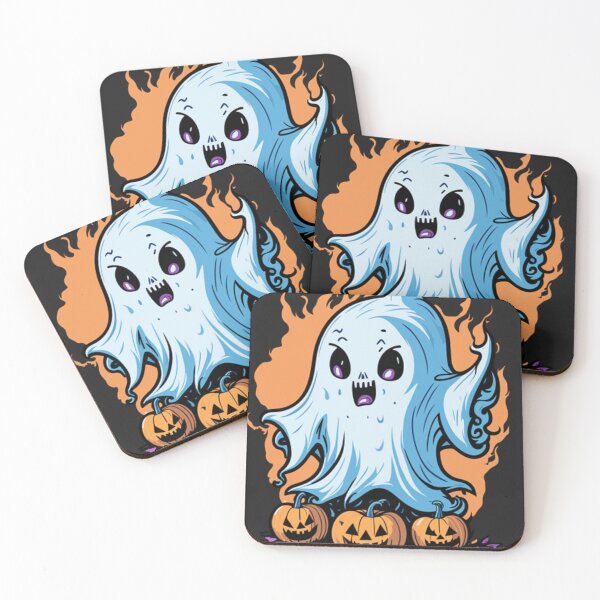 Item preview, Ghostly Pumpkin Blaze - Fiery Halloween  designed and sold by AnthonySBlake.
