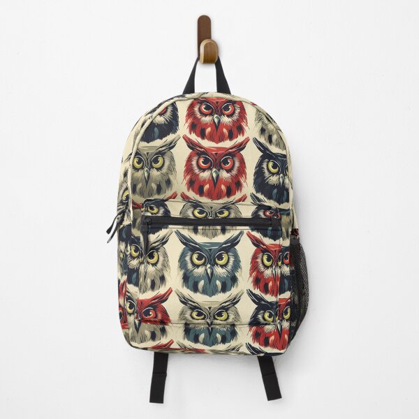 Item preview, Long Eared Owls in Pattern Design: Vintage Illustration designed and sold by Nabucodonoshop.