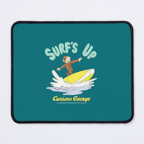 Item preview, Curious George Surfs Up Surfing Portrait. designed and sold by ewletts.