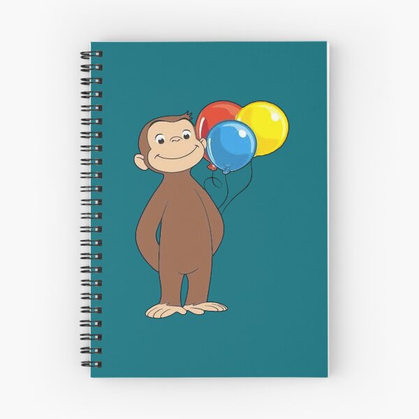 Item preview, Curious George with balloons  designed and sold by ewletts.