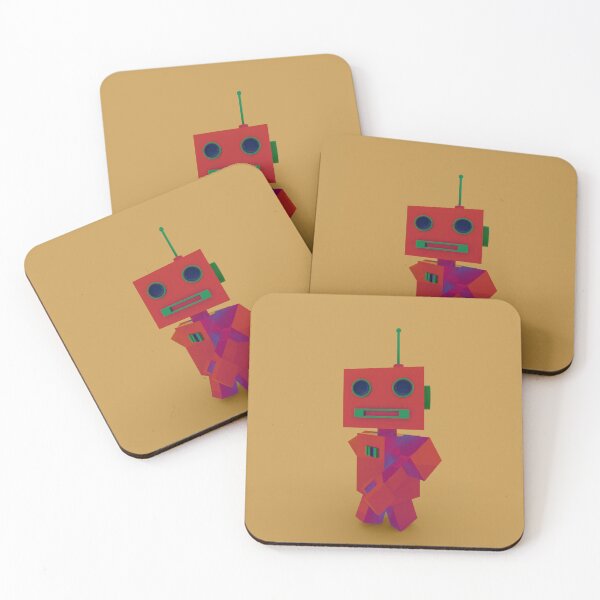 Item preview, robot, toy, red designed and sold by neurostructure.