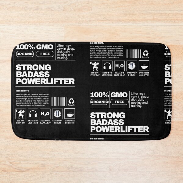 Item preview, Strong Badass Powerlifter designed and sold by youcanpowerlift.