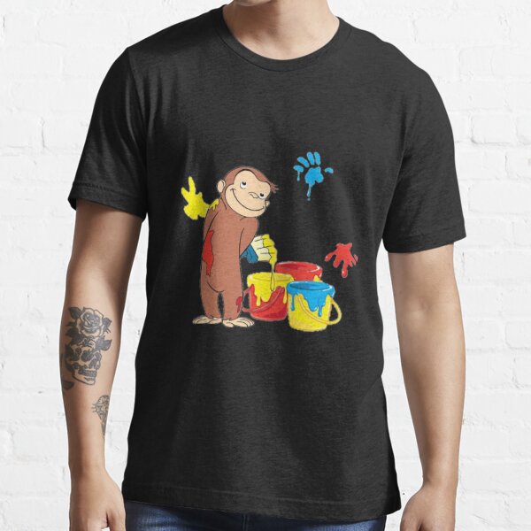 curious george mens shirt