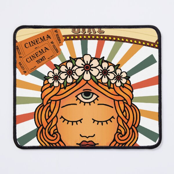 Item preview, Vintage circus sideshow third eye girl designed and sold by kirstiecefaluf.