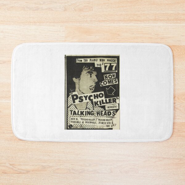 Item preview, Psycho Killer - Talking Heads post-punk concert poster 1977 designed and sold by Basilgomez.