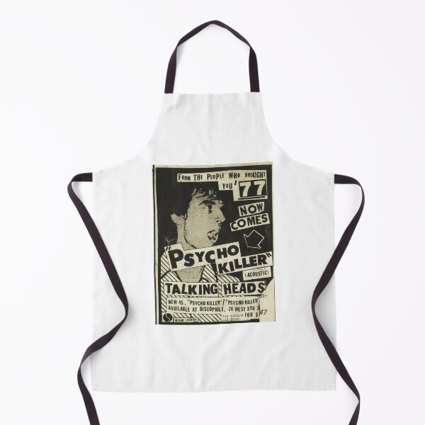Item preview, Psycho Killer - Talking Heads post-punk concert poster 1977 designed and sold by Basilgomez.