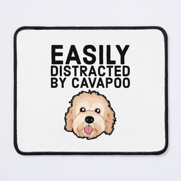 Item preview, EASILY DISTRACTED BY CAVAPOO designed and sold by MNSDesignHub.