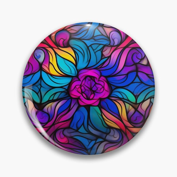Item preview, Retro design reminiscent of colorful floral pop art motifs designed and sold by Pflugart.