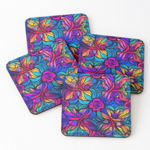 Item preview, Retro design reminiscent of colorful floral pop art motifs designed and sold by Pflugart.