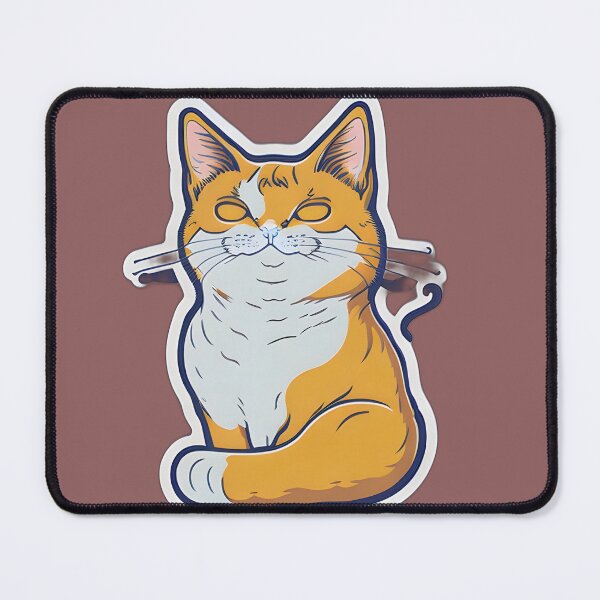 Item preview, Mysterious Cat Gaze: Smirking Kitty Magic designed and sold by FashionRex.