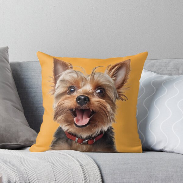 Item preview, Smiling Dog - Yorkshire Terrier designed and sold by Infinindy.
