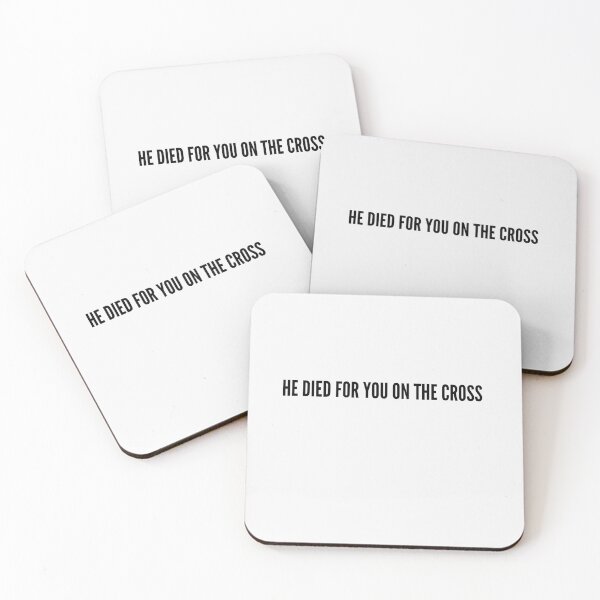 Item preview, He died for you on the cross designed and sold by IguaranDesign.