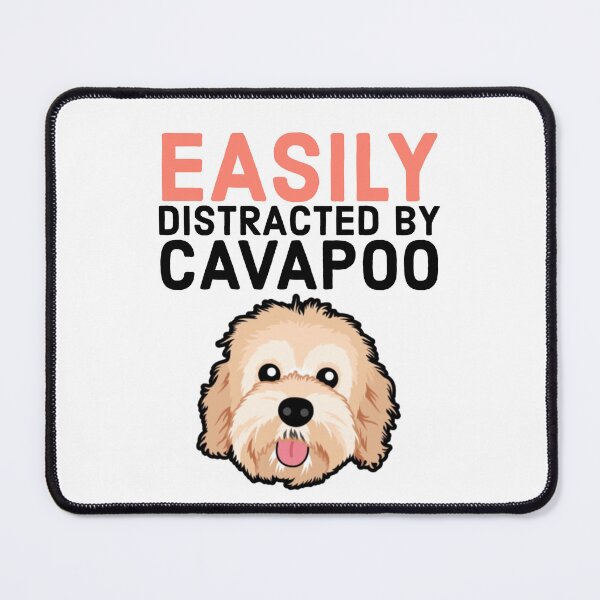 Item preview, EASILY DISTRACTED BY CAVAPOO designed and sold by MNSDesignHub.