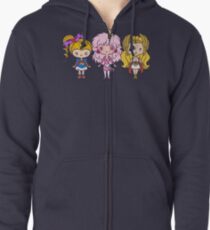 Lil' CutiEs - Eighties Ladies Zipped Hoodie