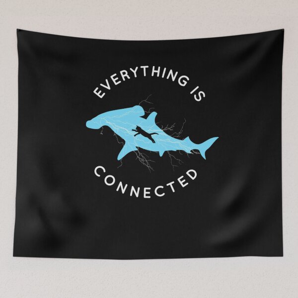 Item preview, Everything is Connected 	 Cat Shark  	 designed and sold by nrefpqmezn94.